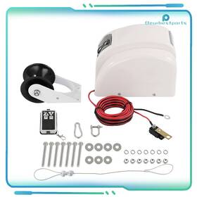Be13524501u Autodayplus With Wireless Remote Free Fall Boat Anchor Winch Electric Marine 45 Lbs
