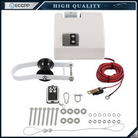 Ecc13524601pp Autodayplus White 35lbs Saltwater Electric Anchor Winch With Wireless Remote Control Kit Boat