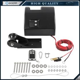 Ecc13524801pp Autodayplus Black Boat Electric Anchor Winch 25lbs With Remote Wireless Control Marine