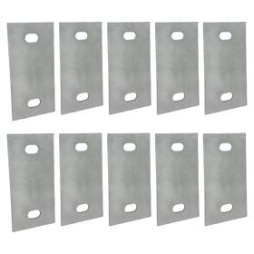 Dh-104 Automotive Authority 10 Stationary Dock Washer Plate 5 Inch X 2-1/2 - Heavy-duty Galvanized Steel