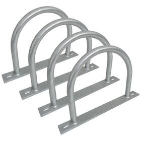 Dh-114-4 Automotive Authority Dock Piling Hoop On Plate - 10 Inch Pile Holder 2 3/8 Thick 4
