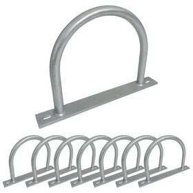 Dh-114-8 Automotive Authority Dock Piling Hoop On Plate - 10 Inch Pile Holder 2 3/8 Thick 8