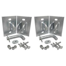 Automotive Authority K49 2 Floating/stationary Dock Connector Hinge Kit Male And Female T-style Brackets