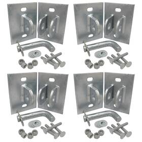 Automotive Authority K49 4 Floating/stationary Dock Connector Hinge Kit Male And Female T-style Brackets