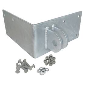 K50-f Automotive Authority Floating Dock Outside Corner Hinge Plate Female - Heavy-duty Galvanized Steel