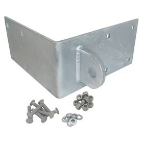 K50-m Automotive Authority Floating Dock Outside Corner Hinge Plate Male - Heavy-duty Galvanized Steel