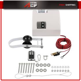 Ae13524601p Autopuppy With Wireless Remote Control Kit Boat 35 Lbs Saltwater Electric Anchor Winch