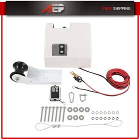 Ae13524701p Autopuppy With Remote Wireless Control Marine Saltwater 25 Lbs Boat Electric Anchor Winch