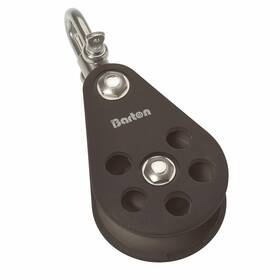 N05130 Barton Marine Size 5 54mm Plain Bearing Pulley Block Single Swivel Upc
