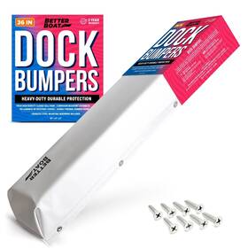 Better Boat 850056643337 Dock Bumper Guards With Screws Bumpers For Edge Or Piling