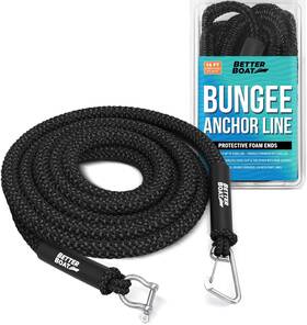 Bb-bng-14anbk Better Boat Bungee Anchor Rope Line Elastic Snubber