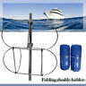 Bf-bop01-m Zxmt Stainless Steel Folding Double Fender Holder Inflatable Boat Rack