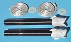 - Black Boat Fender 2 Accessory Kits Holder Quick Slides Rod