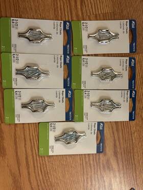 0637519 Blue Hawk 7-pack 2-1/2 Rope Cleats Boat Dock Flagpole Tarp Tie Downs