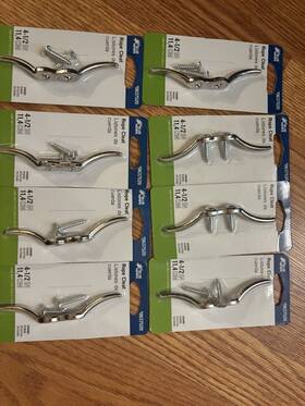0637520 Blue Hawk 8-pack 4-1/2 Rope Cleats Boat Dock Flagpole Shade Sail Tie Downs