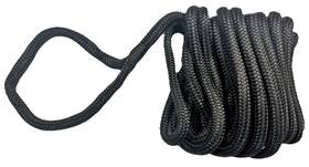 58252dlbo Blue Ox Rope Four 5/8 Inch X 30 Ft Black Double Braid Nylon Dock Lines