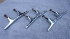 Ac-6241-21 Boat Bolts 3 Marine Rope Chrome 6 Nuts Vintage Lot Cleats