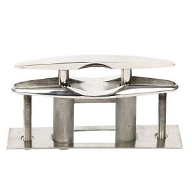 Pullupcleat-6 Boat Marine Stainless Steel 316 Pull Up Cleat Flush Mount Lift 6 Inch