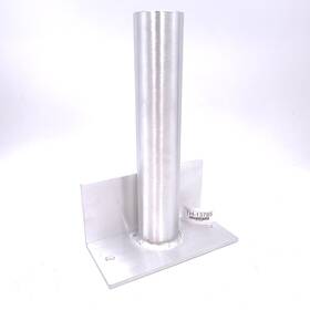 Fa-122 Boating Boat Guide Post Bracket Mount While Aluminum Protecting Lift For