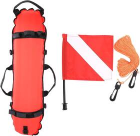 Oukens7zik20bguw Brand Oukens Inflation Torpedo Buoy Scuba Diving Orange