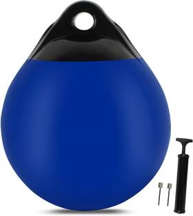 Yfq-029 Brand Veithi 10/12/15 Inch Boat Buoy Balls Anchor Float Round 15 Blue 1 Pack