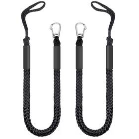 Branded 300692083801 2 Pack 4ft -5.5ft Bungee Dock Lines With Clip Boat Accessories Mooring Rope