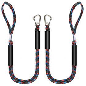Branded 791290933658 4 Ft Marine Bungee Dock Lines Boat Rope Jet Ski Accessories Stainless Clip