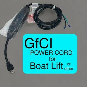Gfcic6 Bremis Gfci 125v 6ft Cord For Lunmar Boat Lifts Lift / Other Applications