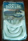 Bridgeline Ropes Pre-spliced 100 Nylon Dock Line White 1 2 X 15ft 771473510227