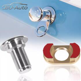 Bu-auto Buqp1215 2pcs 3/8in Marine Stainless Steel Quick-release Boat Fender Receiver Lock Kit