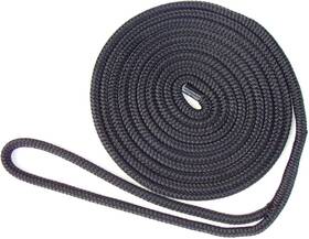 30-66430 Buccaneer Rope Company 30-64430 Double Braided - Black Pack Of 4 1/2 Inch X Ft30