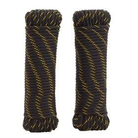 Built Industrial 194425477889 2 Pack 1/4 Inch X 100 Ft Braided Nylon Rope For Knot Tying Practice Camping B