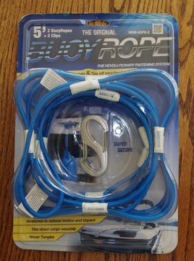 5brb-b2pk-c Buoyrope Original Boat Bumper Tie Mooring Rope Docking Loop Set Of 2