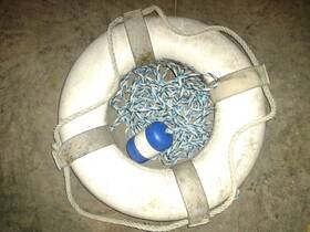 Gw-20 Cal June Jim-buoy G-series Life Ring With Web Straps - 20 Inch White Used