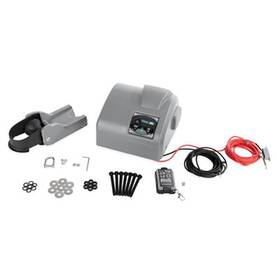 Cmc-69004 Camco Marine Auto/push Button Deploy 30lb Capacity Semi-universal Boat Anchor Winch
