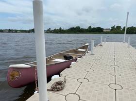 266sf Candock A0002 Modular Floating Dock 2 Gator Supply Gangways And Levee Topper