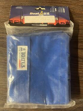 H114023 Cape Hatteras Marine 097653077701 Boat/ U.s Fender Covers 10 Inch X 28 Blue Deluxe Cover