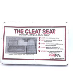 Cipa Cs-100 The Cleat Seat - 6 Inch Flip Up Dock Black