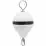 Cm-3ss W-str Polyform U.s Mooring Buoy W Ss 17 Diameter White Blue Stripe 743952931038