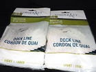 Cordcraft Lot Of 2 3 8 X 10 White Braid On Twisted Nylon Boat Rope 013893555274