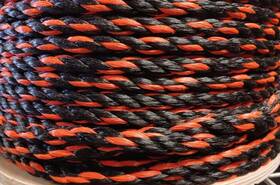305040 Cwc 3/4 Inch X 600ft Poly Pro Truck Rope Black Without Range Tracers 7650 # Ts