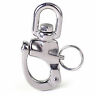 D1200-s6351-a0128 Danard Marine Pieces Of Ss Eye Swivel Snap Shackle Free