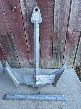 D-xl-45 Davis 45lb Extreme Latitudes Galvanized Steel Anchor
