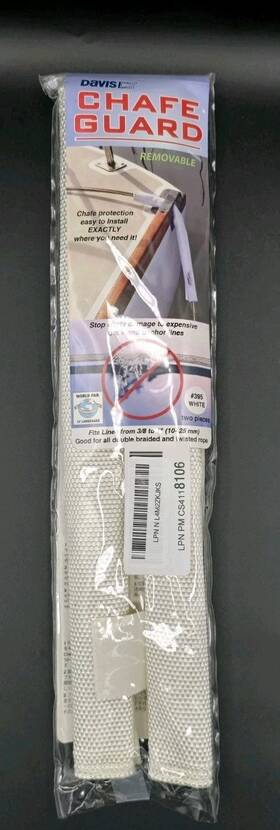 Davis Instruments 011698039500 Secure Removable Chafe Guards White Pair #365