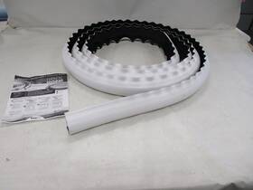 21-5000w-16c Dimex Easy Flex Dock Edging D Shape 16ft White Marine Boat