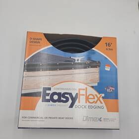 Dimex #5011w-16 Dock Edging- Easy Flex-d Shape 16ft White -5011w-16- Marine-dock- Boat-new