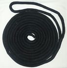 Dlbi-34-30-b Sunshine Cordage Double Braid Nylon Dock Line Black