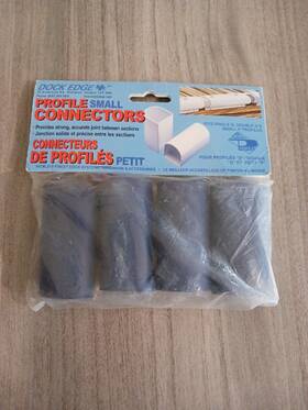1029-n-f Dock Edge New Small Profile Connectors Pack Of 4