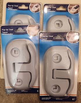 De2656wg Dock Edge 2606w-f 4 Flip Up Cleat 6 Inch White