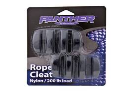558100 Dock Edge - Rope Cleat 3in Black Nylon 2 Per Pack